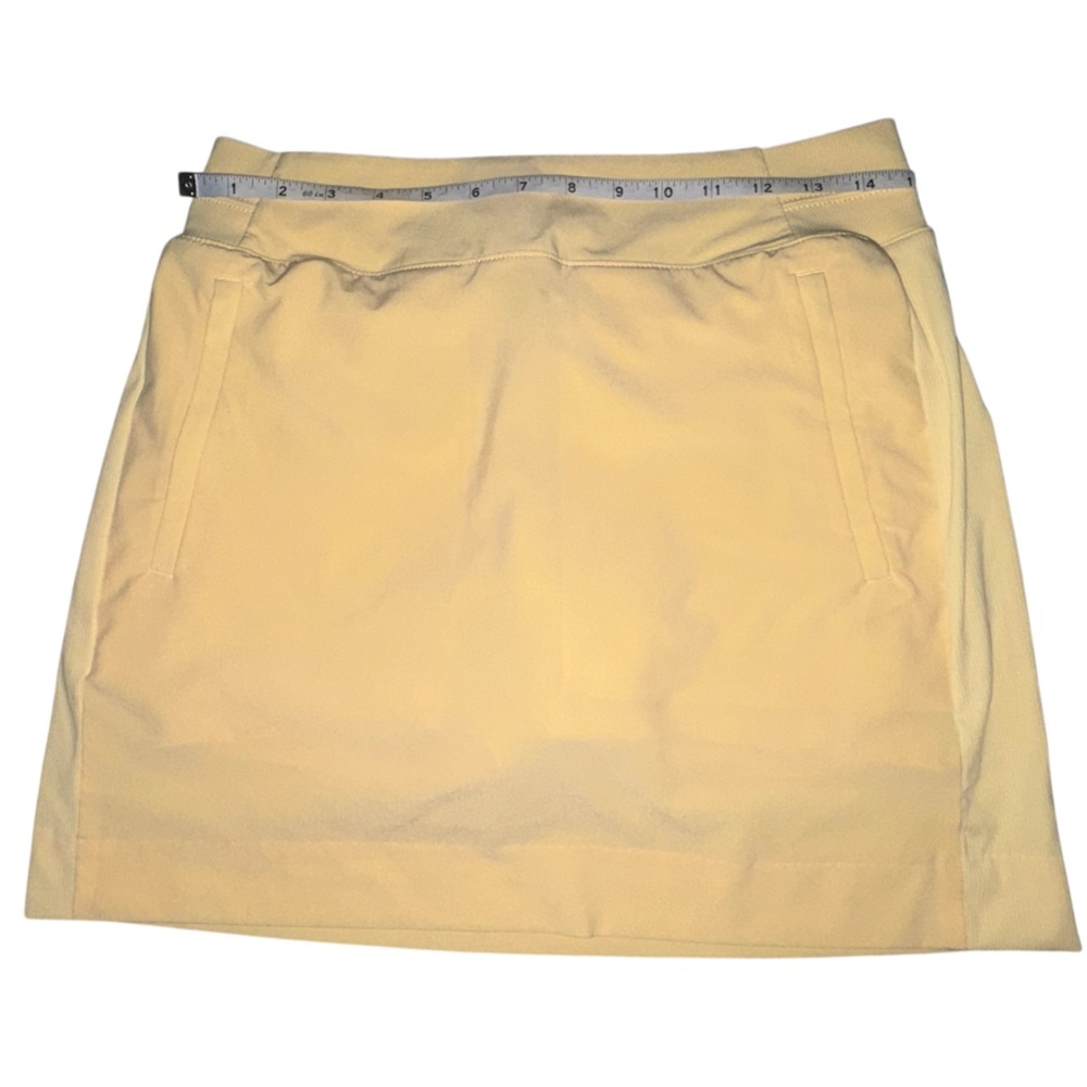 Athleta Yellow Brooklyn Skort 16” Jupe- Short de 42 cm Brooklyn Size 6